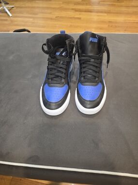Puma Men’s Black, Blue and Blue High-Top Sneakers